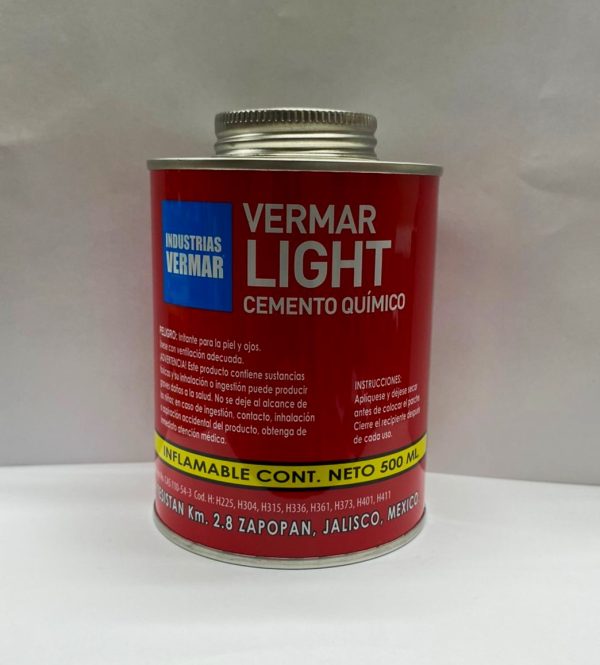 Cemento vermar light 1/2 lt