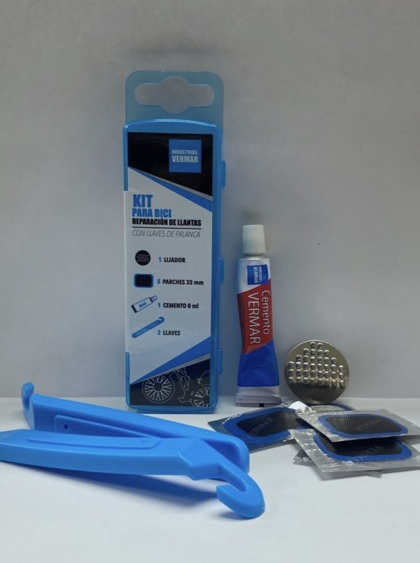 Kit de reparacion para bicicleta vermar