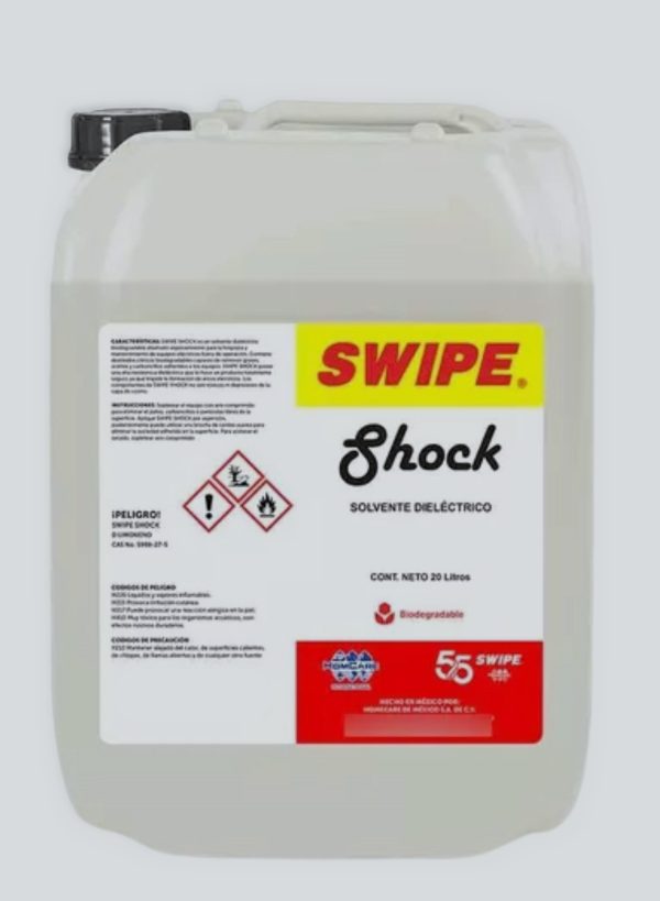 Swipe Solvente dielectrico shock 19L